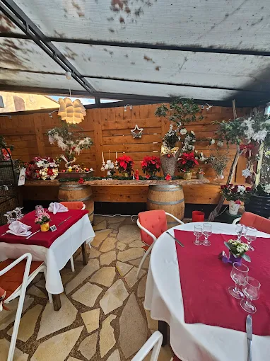 Terrasse ombragée sous les châtaigniers